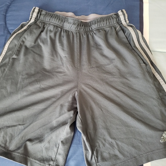 2 pairs of men's size M Adidas athletic shorts - Picture 2 of 4